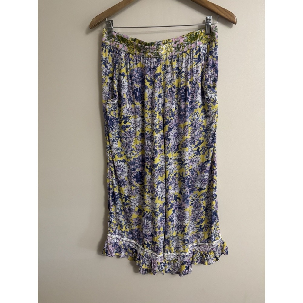 Anthropologie Pajamas Floral Pattern SET Pants Tank Camisole Size Small - Picture 6 of 13